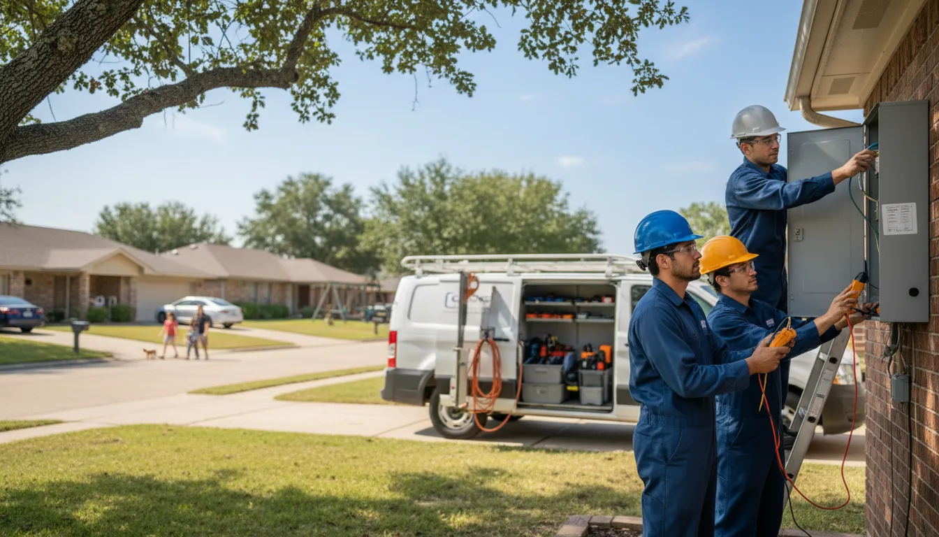 Certified electrician providing emergency electrical services in Hazel Hurst, PA